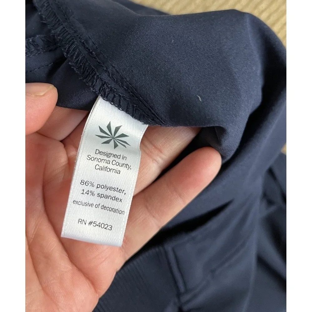 Athleta Jogger Pants Womens 0 Blue Mid‎ Rise Stretch